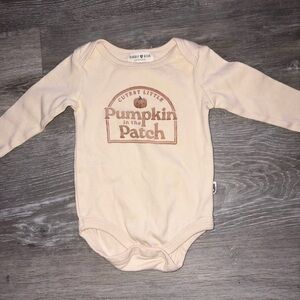 Charming Cream Pumpkin Patch Bodysuit